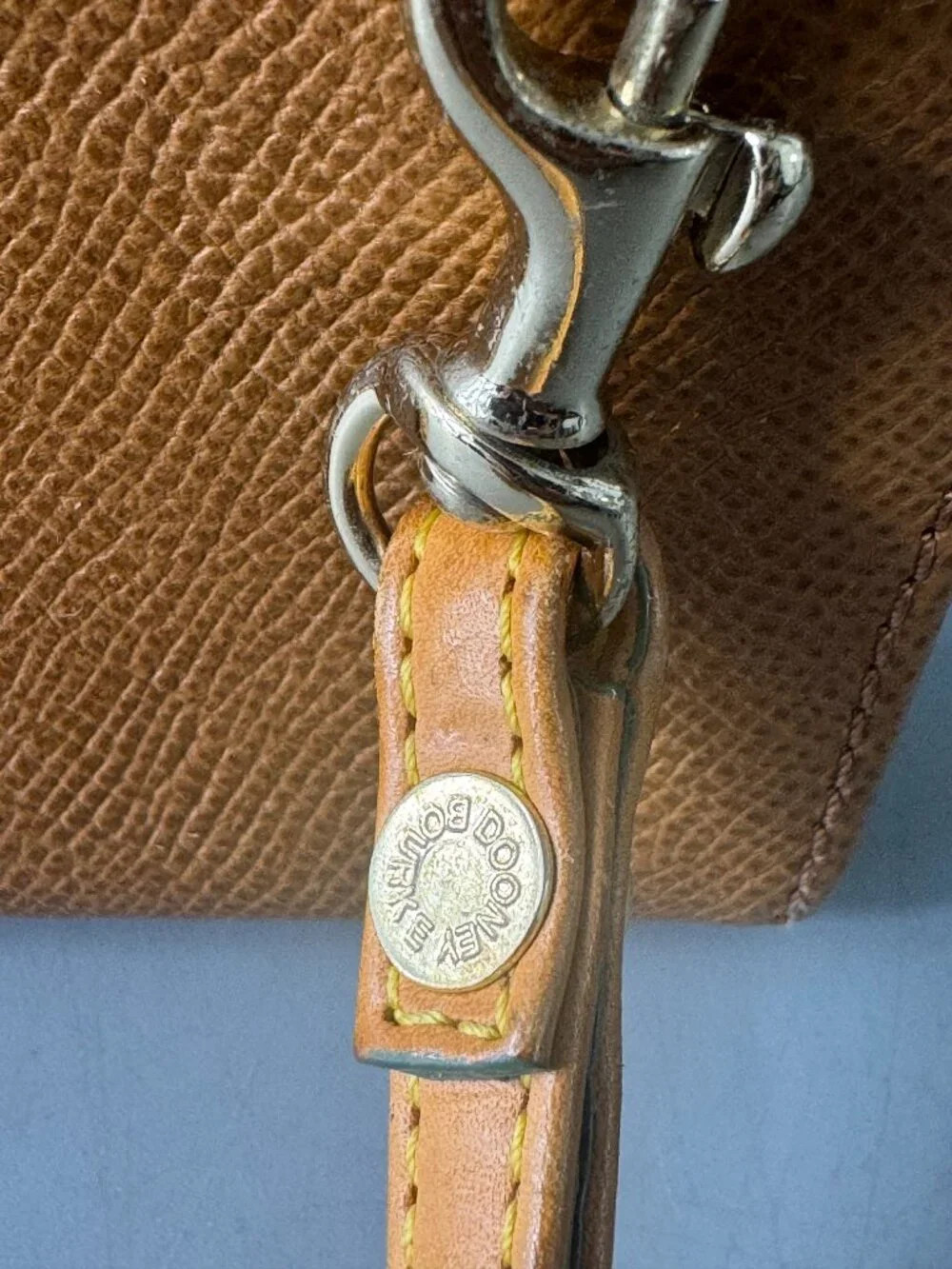 Dooney & Bourke Tan Leather Pouch/Wristlet